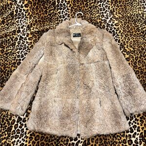 Vintage Rabbit Fur Coat